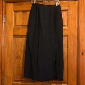 Breeches Linen Maxi Skirt